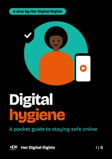 Cover of the Digital hygiene zine