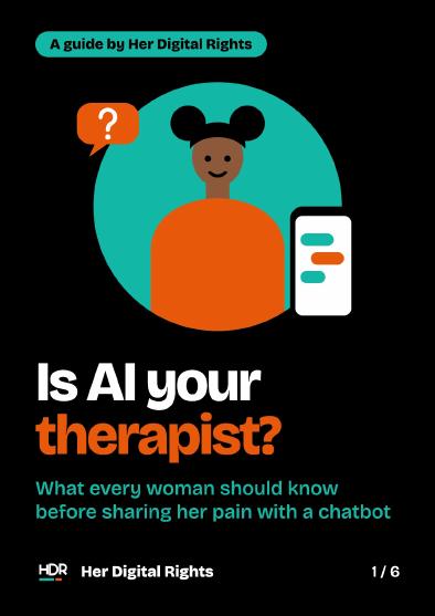 Cover of the guide Is AI your therapist?